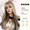 Long Wavy Wigs with Bangs Elegant Soft Waves Full Cap Wigs - Image 10